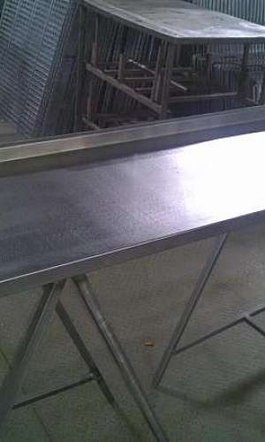 Prateleira lisa inox Prateleira lisa inox